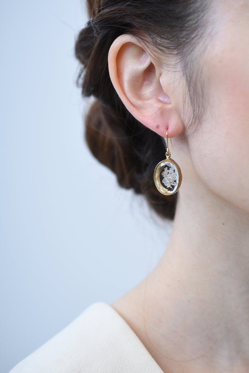 sumire glass earring – monshiro official web site