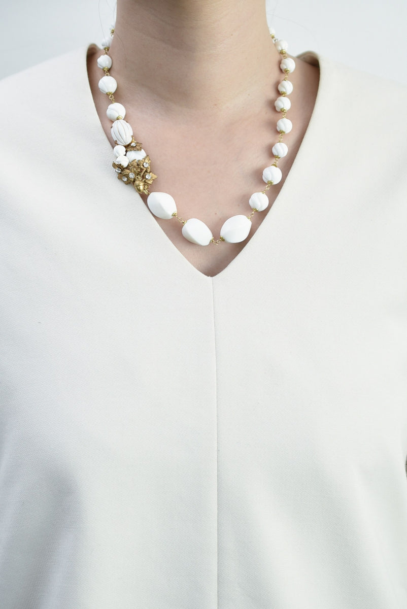 RISINGEAR NECKLACE ホワイト 16-18 