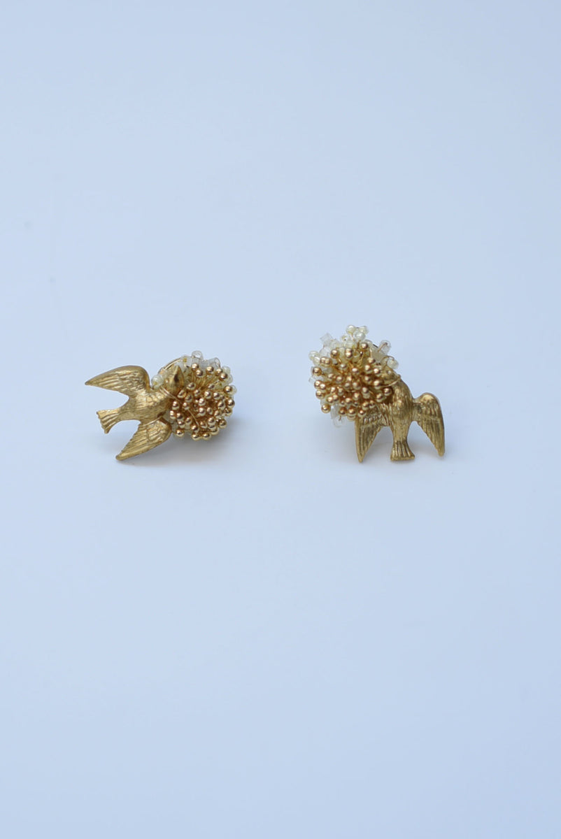 ㉝ミナペルホネン【tanpopo】イヤリング⚘ピアス tanpopo earing – monshiro official web site