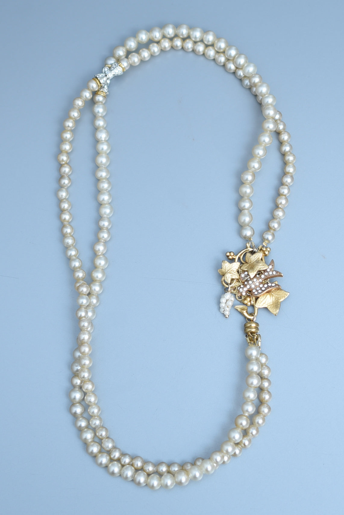 budou nitori souffle glass double necklace – monshiro official web 