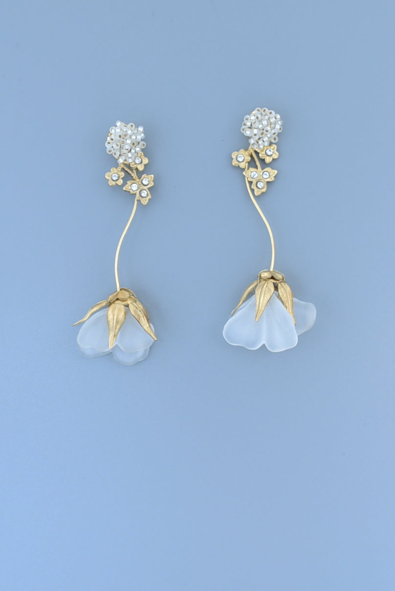 sweet pea bouquet earring – monshiro official web site