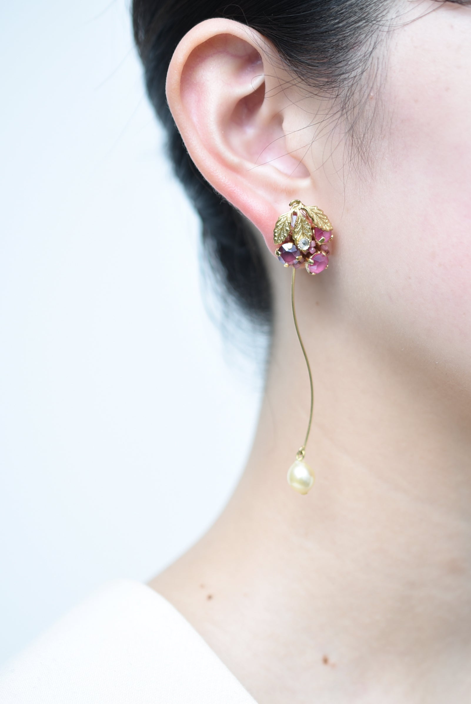 raspberry earring – monshiro official web site