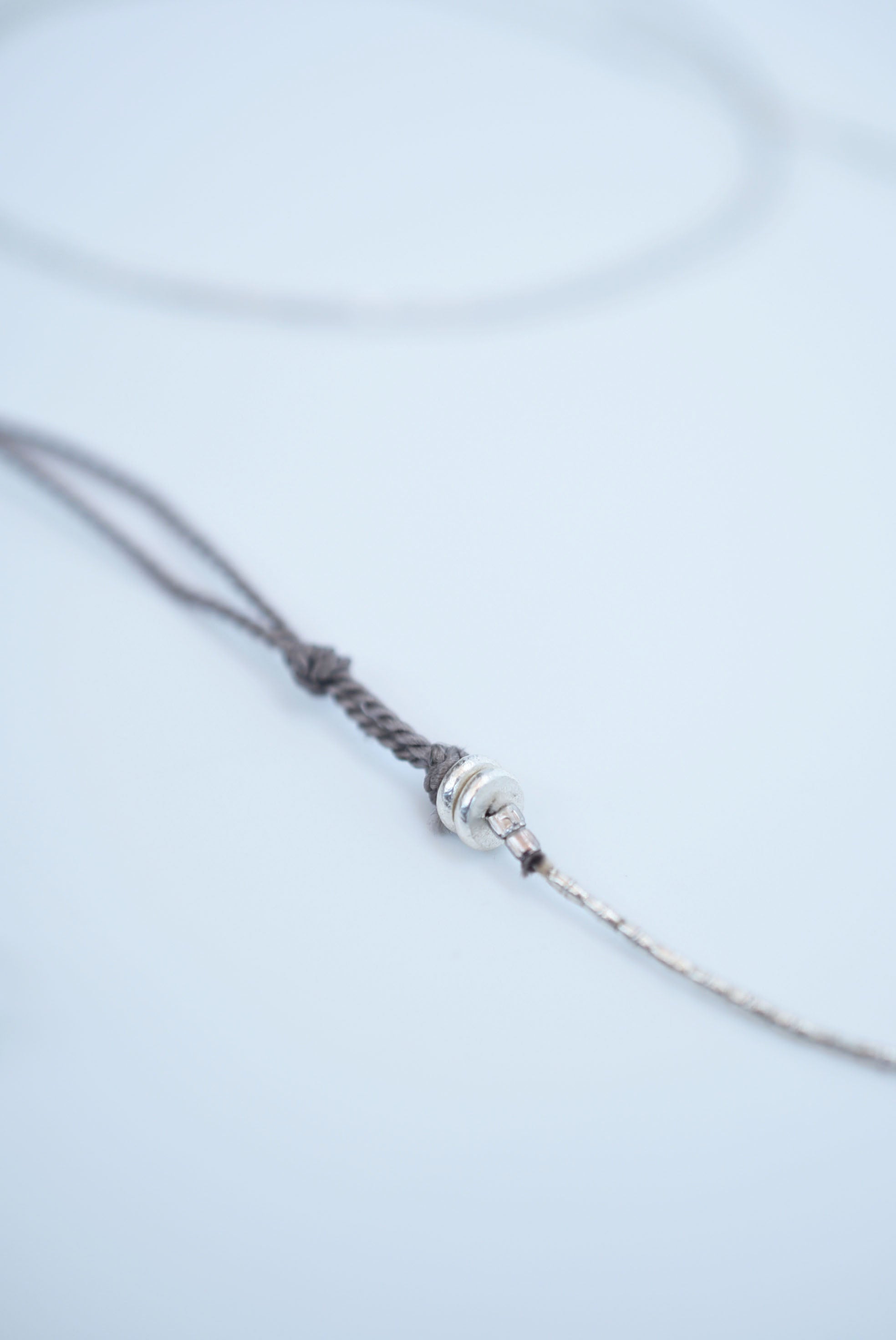 karen silver long necklace – monshiro official web site