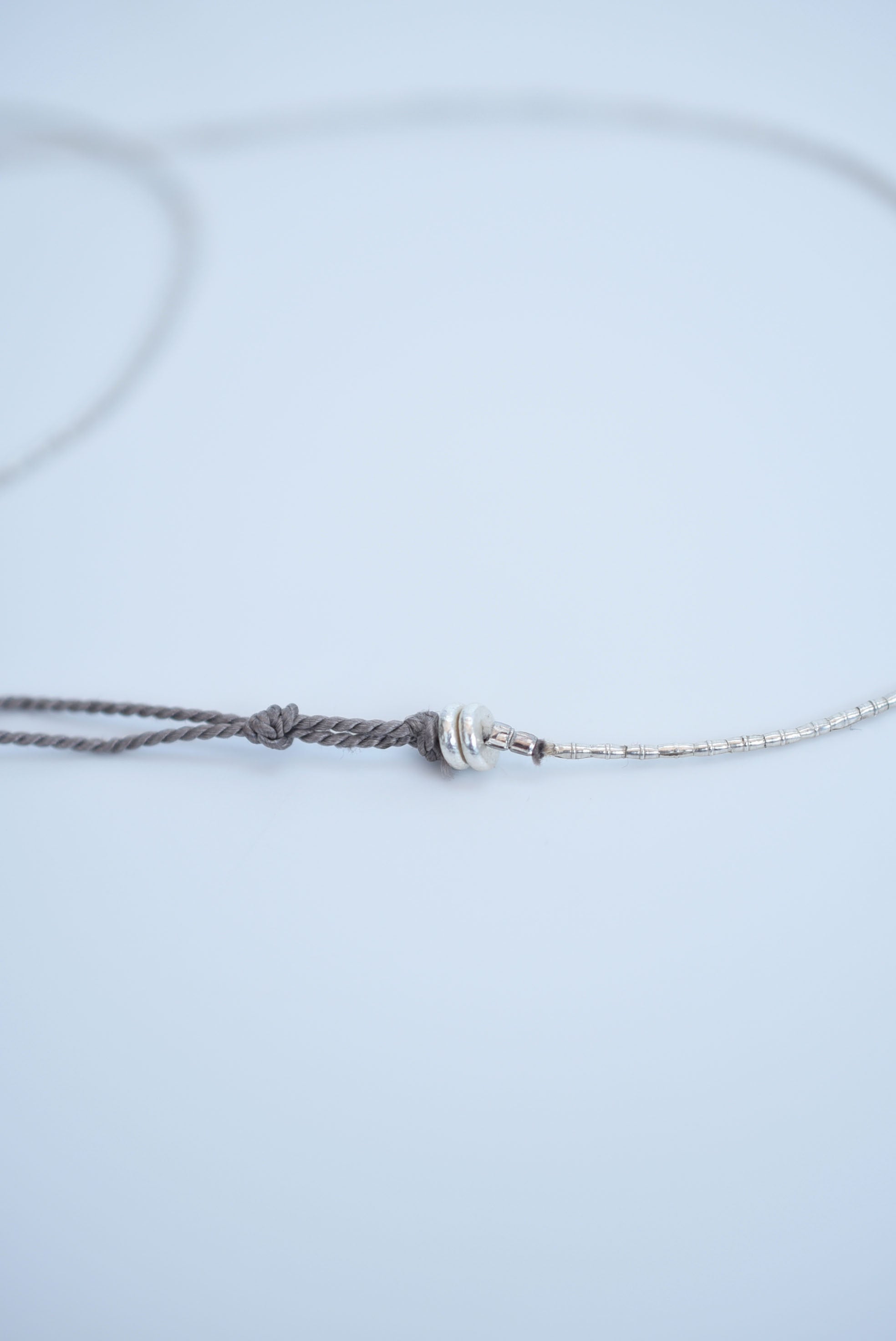 karen silver long necklace – monshiro official web site